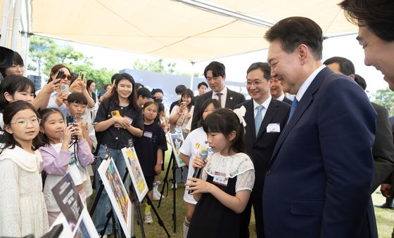 윤석열 대통령 '미래세대와 함께 우주항공 축제'