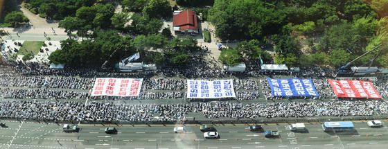 의협 '의료농단 저지를 위해!'