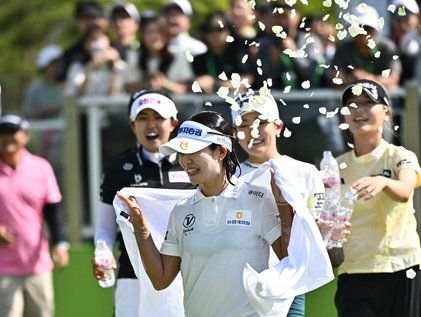 박민지, KLPGA 투어 첫 단일 대회 4연패…“상금 전액 기부”