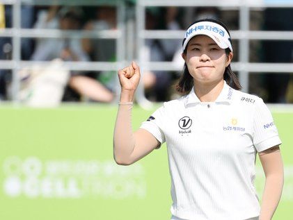 박민지, KLPGA 첫 단일 대회 4연패…주먹 불끈