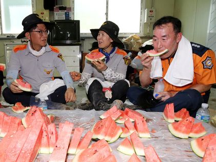 수박이 꿀맛이네