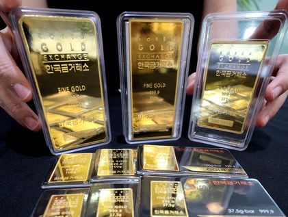 안전자산 선호 분위기 속 금 가격 상승