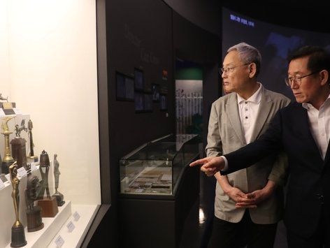 유인촌 장관, 한국영화박물관 방문