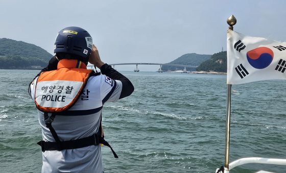 실종된 중학생 수색 중인 인천해경