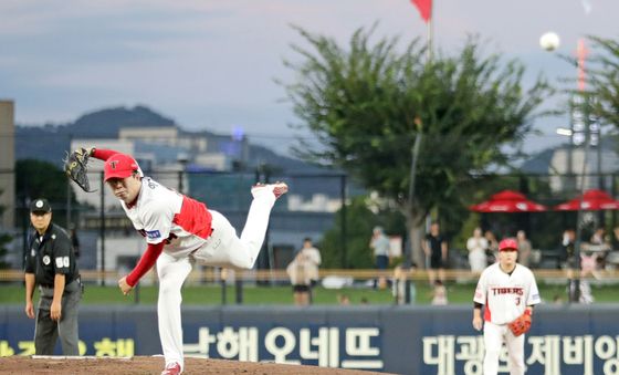 기록의 사나이 양현종 '역대최다 탈삼진'