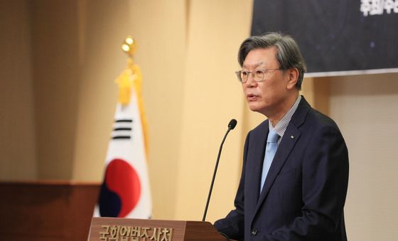 인사말 하는 김창범 한경협 부회장