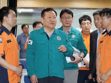 이상민 장관, 추석 연휴 119구급상황관리센터 방문