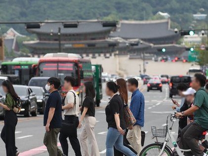 연휴 끝 출근길