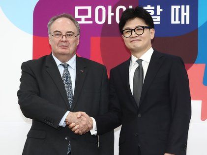 한동훈 대표, 주한 호주대사 접견