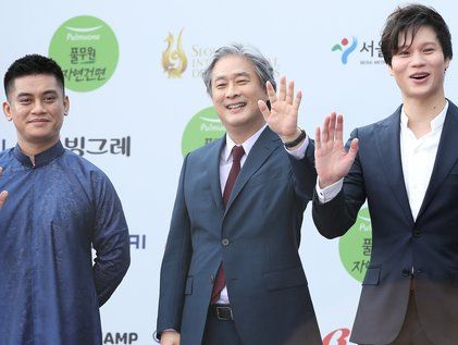 '동조자' 박찬욱 감독과 프레드 응우엔 칸 호아 쉬안데