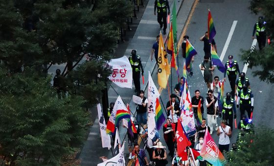 대구퀴어문화축제 참가자, 도심 행진