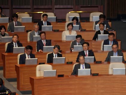 교섭단체 대표연설하는 박찬대 원내대표