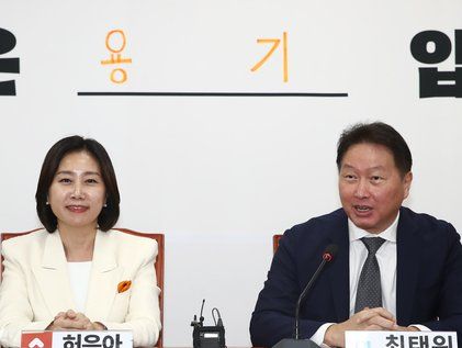 인사말하는 최태원 회장