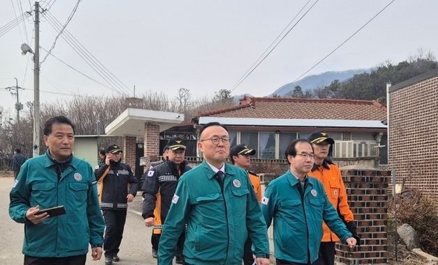 포천 사고 현장 찾은 이한경 본부장