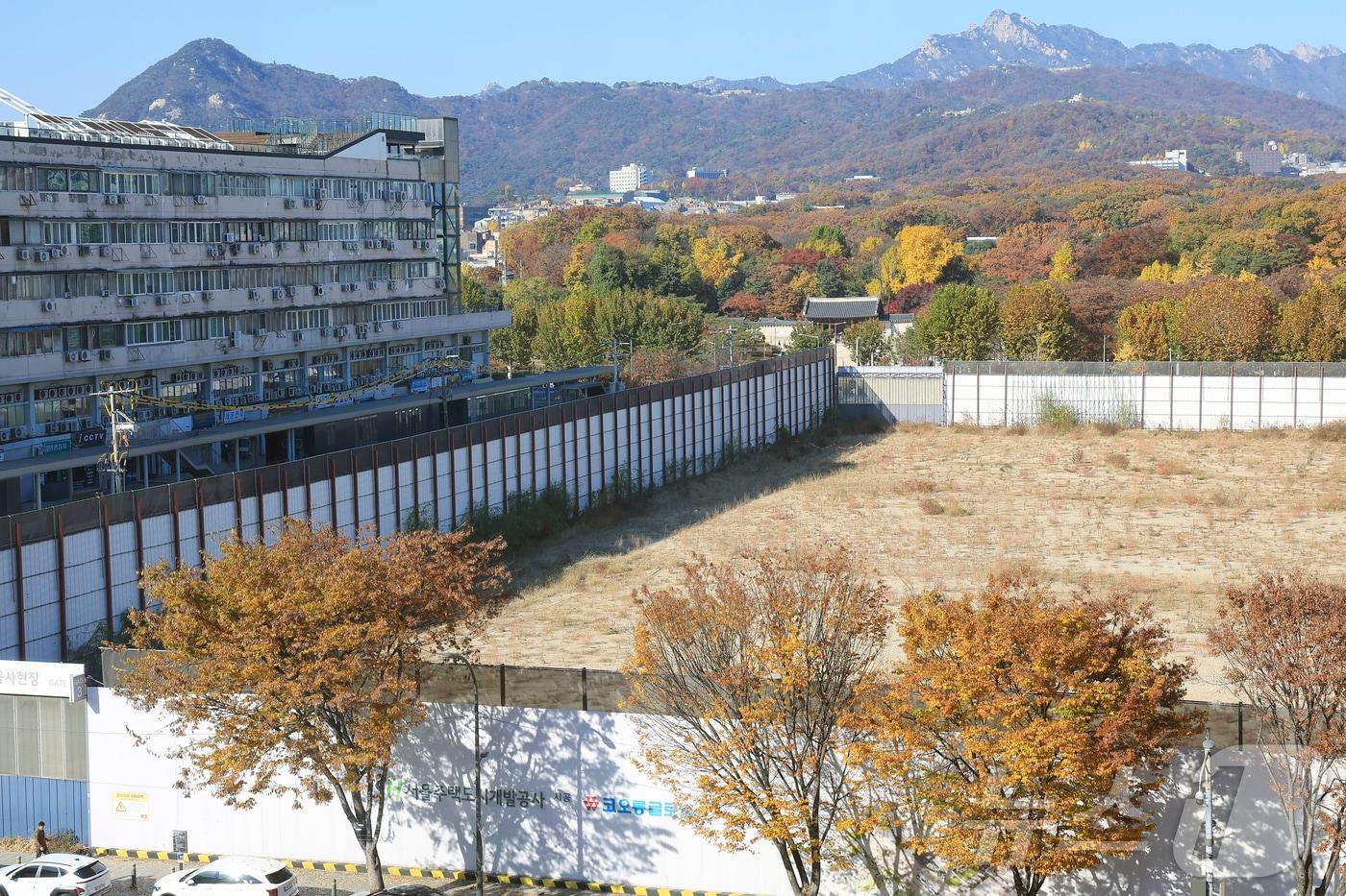 본문 이미지 - 서울 종로구 종묘와 세운 4구역 모습. ⓒ 뉴스1 박정호 기자