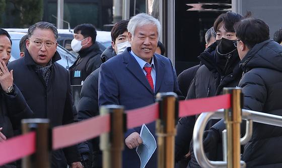 영장실질심사 출석하는 전광훈