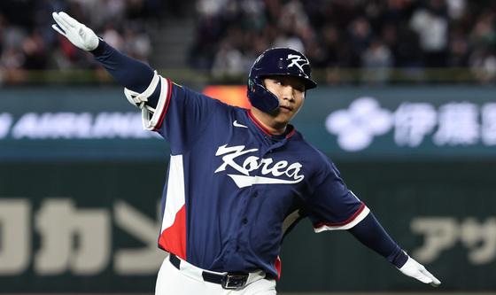 문보경, 투런포 '쾅'